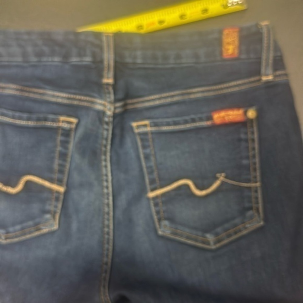 520. Seven for all mankind women’s b (air) the skinny mid rise jeans size 28